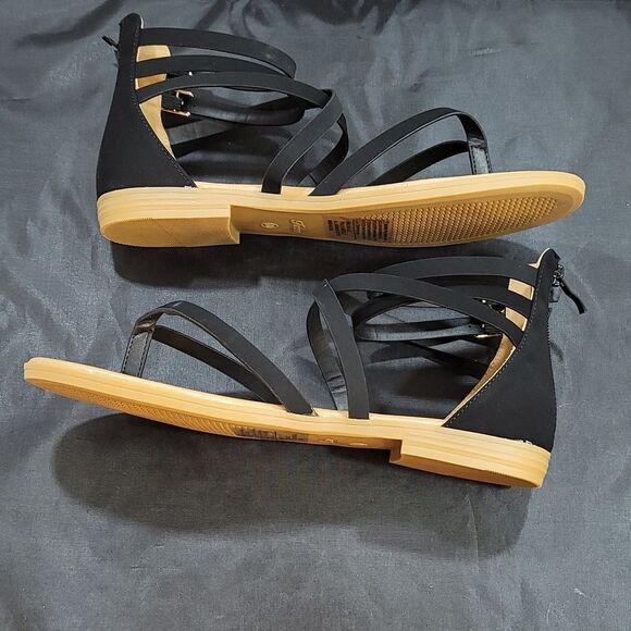 BRAND NEW FOREVER CHEERF-77 SOLID GLADIATOR FLAT BACK ZIPPER S… - Picture 11 of 16